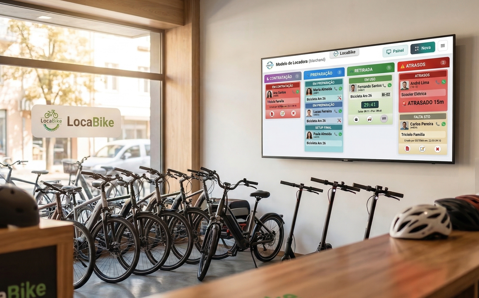 Visão da TV na Loja